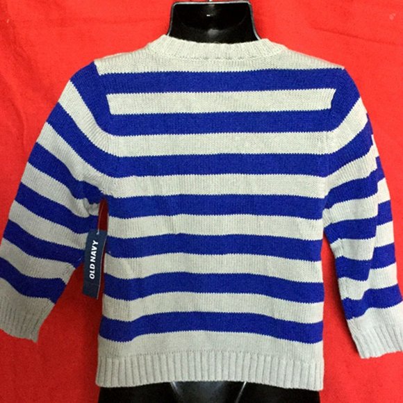 NWT Old Navy baby Boy's 100% COTTON Striped Critter Penguin Sweater Size 3--6M - Picture 3 of 3